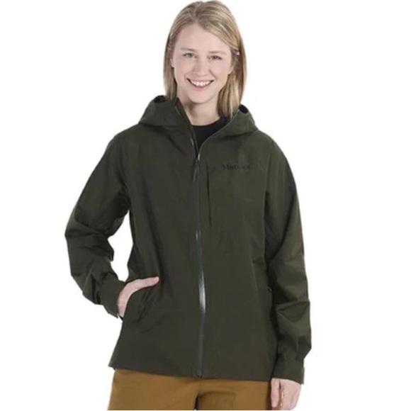 New w/o Tags Marmot Waypoint Gore-Tex Rain Jacket Rosin Green - Picture 12 of 12